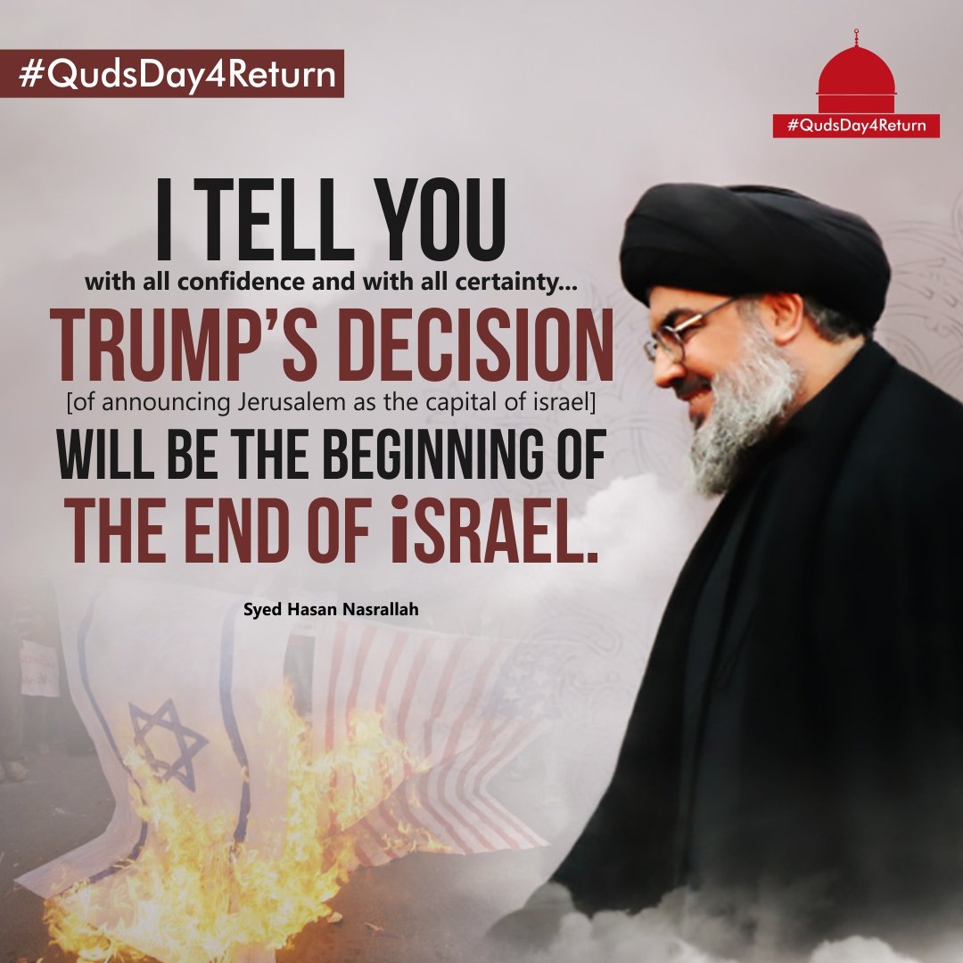 Must return to it's people ✊🇵🇸❤️
#FreePalestine
#QudsDay 
#PalestineWillBeFree 
#PalestineBelongsToPalestinians 

@SH_Nasrulah