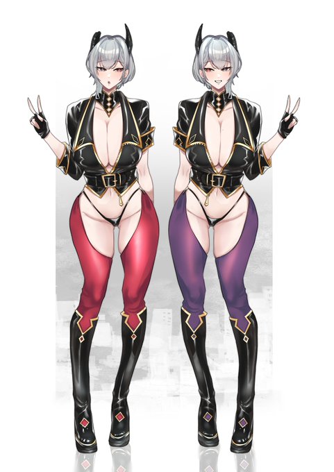 リクエストありがとうございました!
身長230㎝の格闘好きムチムチ双子です! 