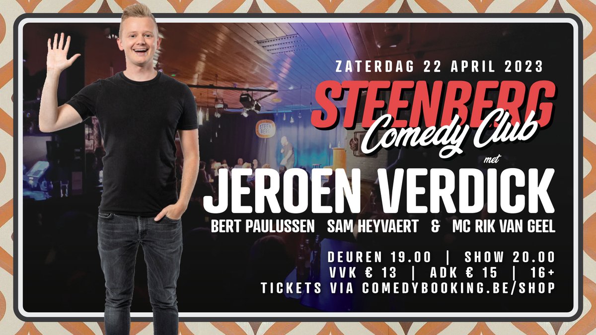 COMEDYBOOKING.be tweet media