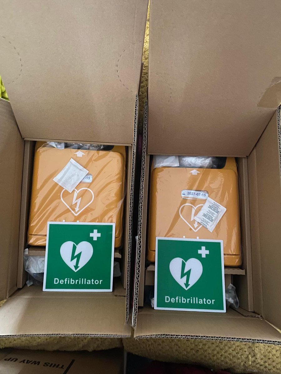 Defibs4GRF's tweet photo. Special Delivery ❤️
We have contacted the clubs and hopefully they will be in their new homes very soon ⚽️❤️
#Defibrilators #Grassrootsfootball https://t.co/RXB3EauU79