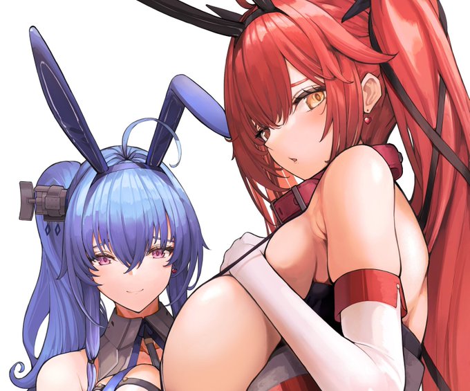 Another WIP  
還有另一個版本也正在畫🐰✍️😛 