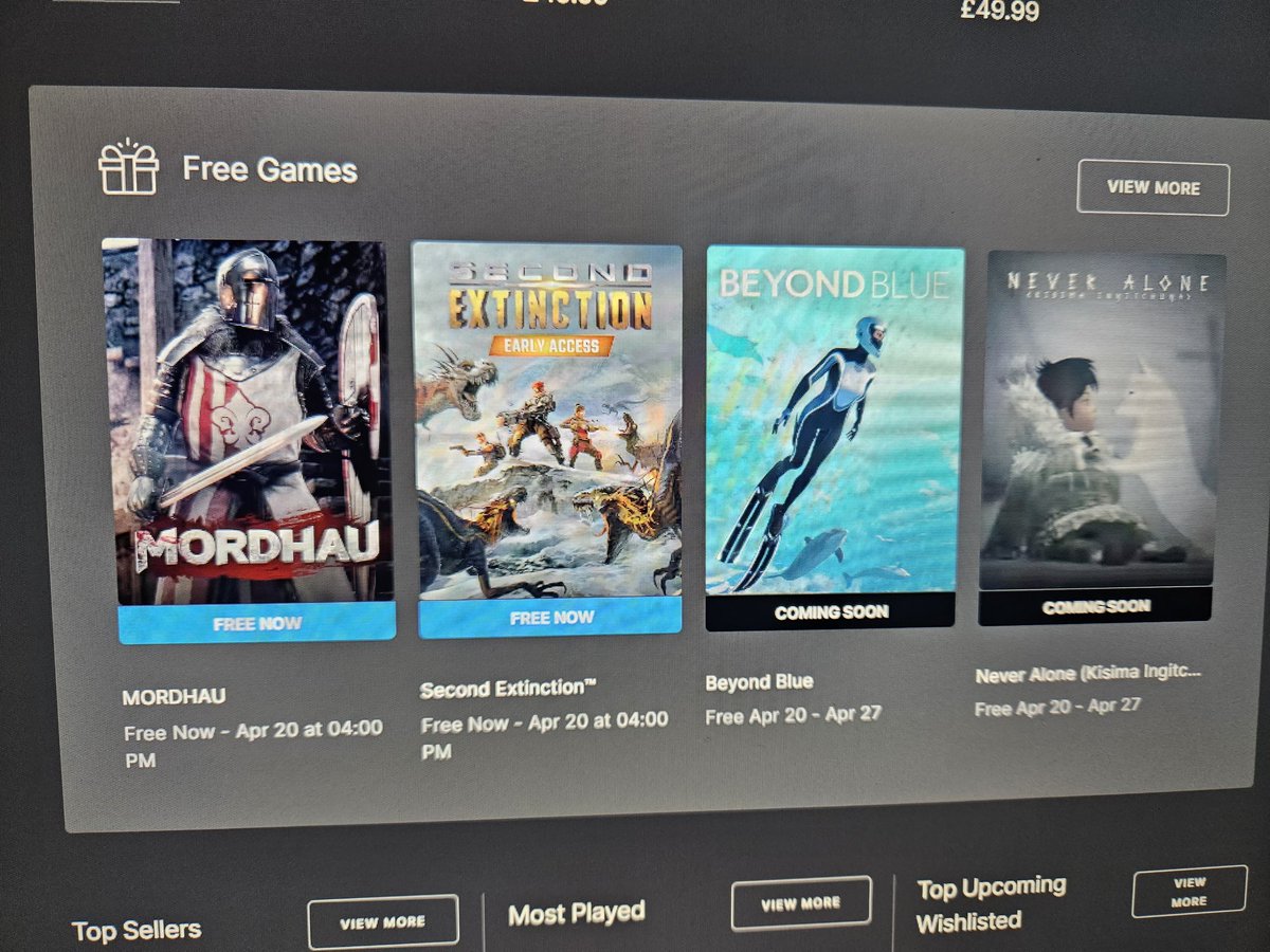 olddrunkengamer's tweet image. #mordhau and #secondextinction free this week on @EpicGames