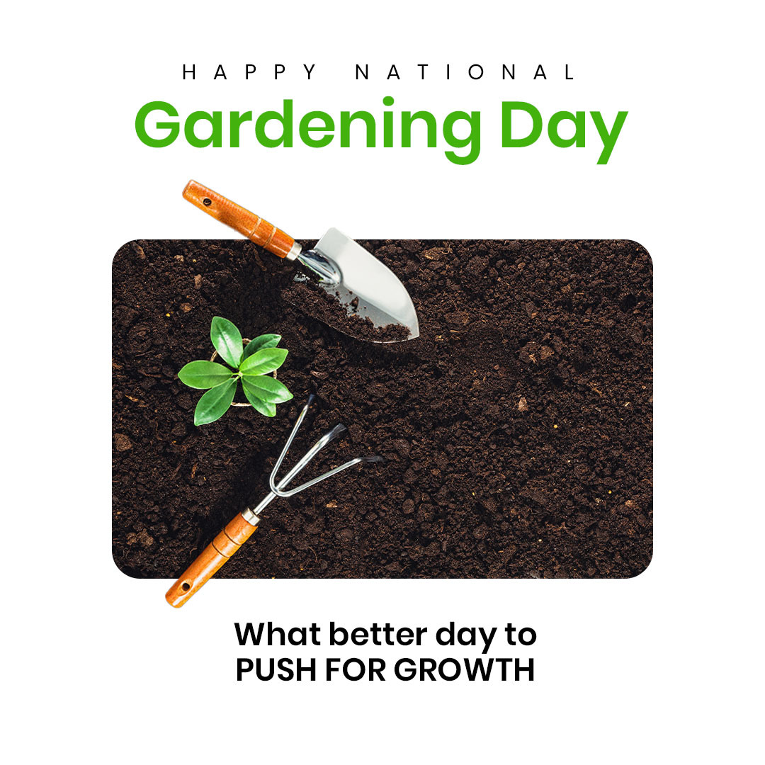 Cultivate success on National Gardening Day with digital marketing 🌻

Just like a thriving garden, a winning strategy needs patience, nurturing, and pruning.

Let's plant the seeds for your business's growth together! 🌹🌿

#digitalmarketing #push4growth #nationalgardeningday