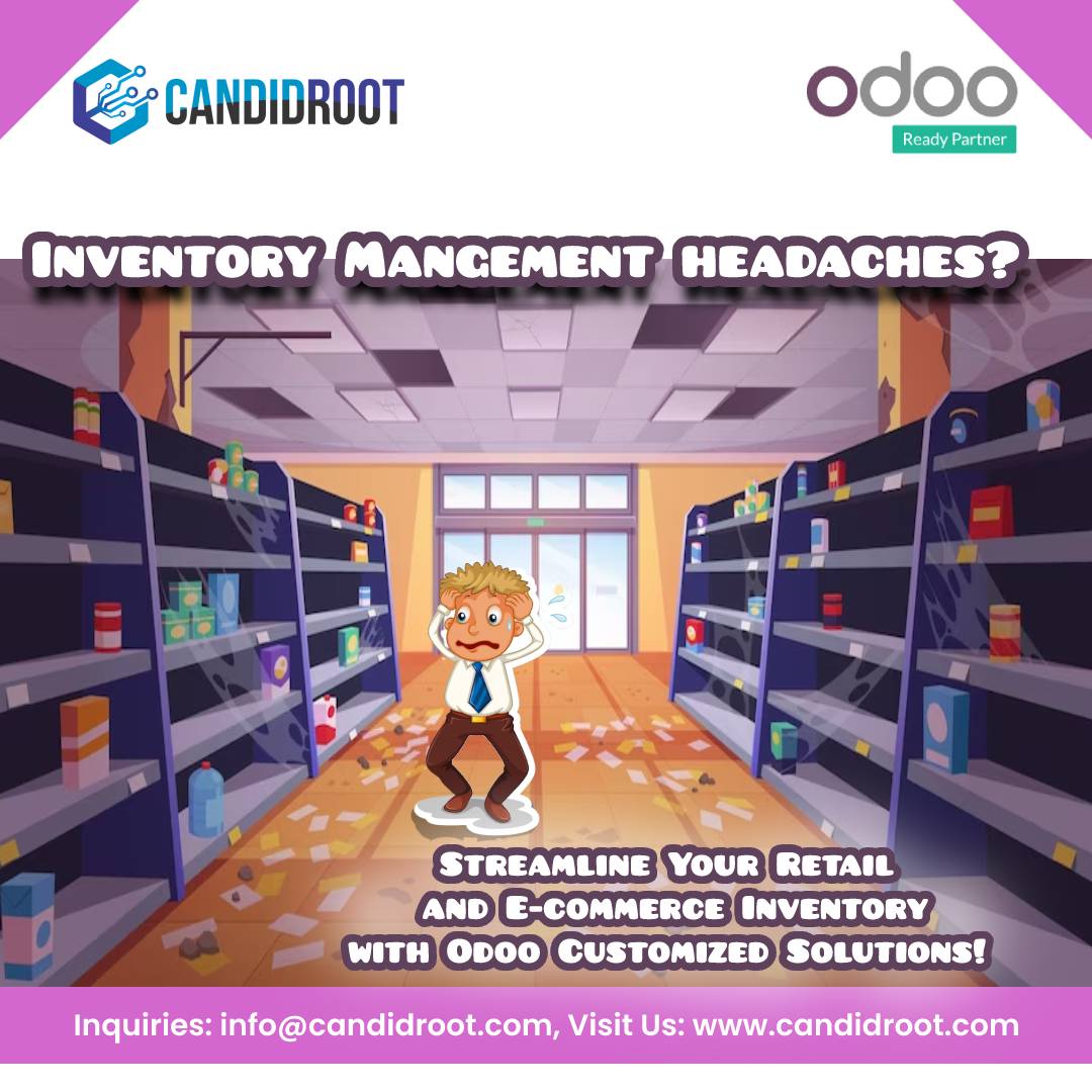 candidroot's tweet image. Unleash the Power of Odoo for Seamless Retail and E-commerce Inventory Management!
Inventory headaches? 🤕
Get Free Consultation: bit.ly/3q354WI
#Odoo #odoodevelopment #hireodoodeveloper #RetailSolutions #EcommerceInventory #CandidRoot #odoo16 #eCommerce