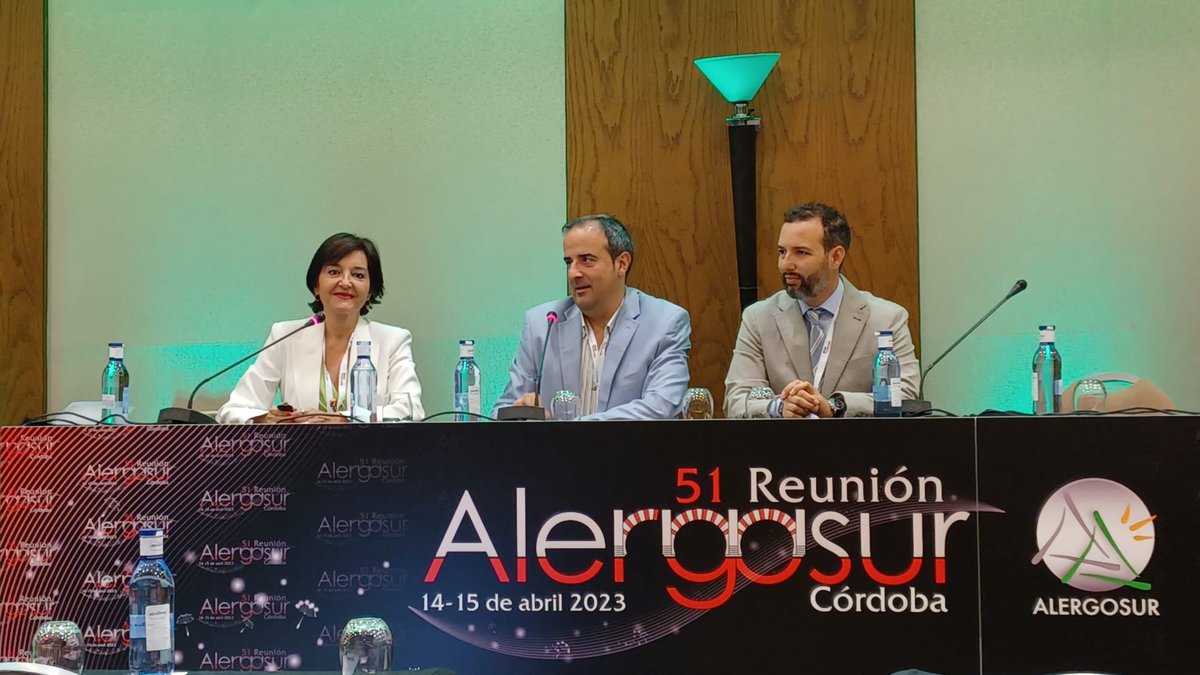 cristinadecast5's tweet photo. #alergosur23
Bienvenida del comité organizador ◦#somosalergologos #polenes #alergosur #asma #aerobiologia #alergiaCordoba @SEAIC_Alergia  @CAJMIR_SEAIC @alergosur_es   @AEROSEAIC https://t.co/piIMT9Gc8X