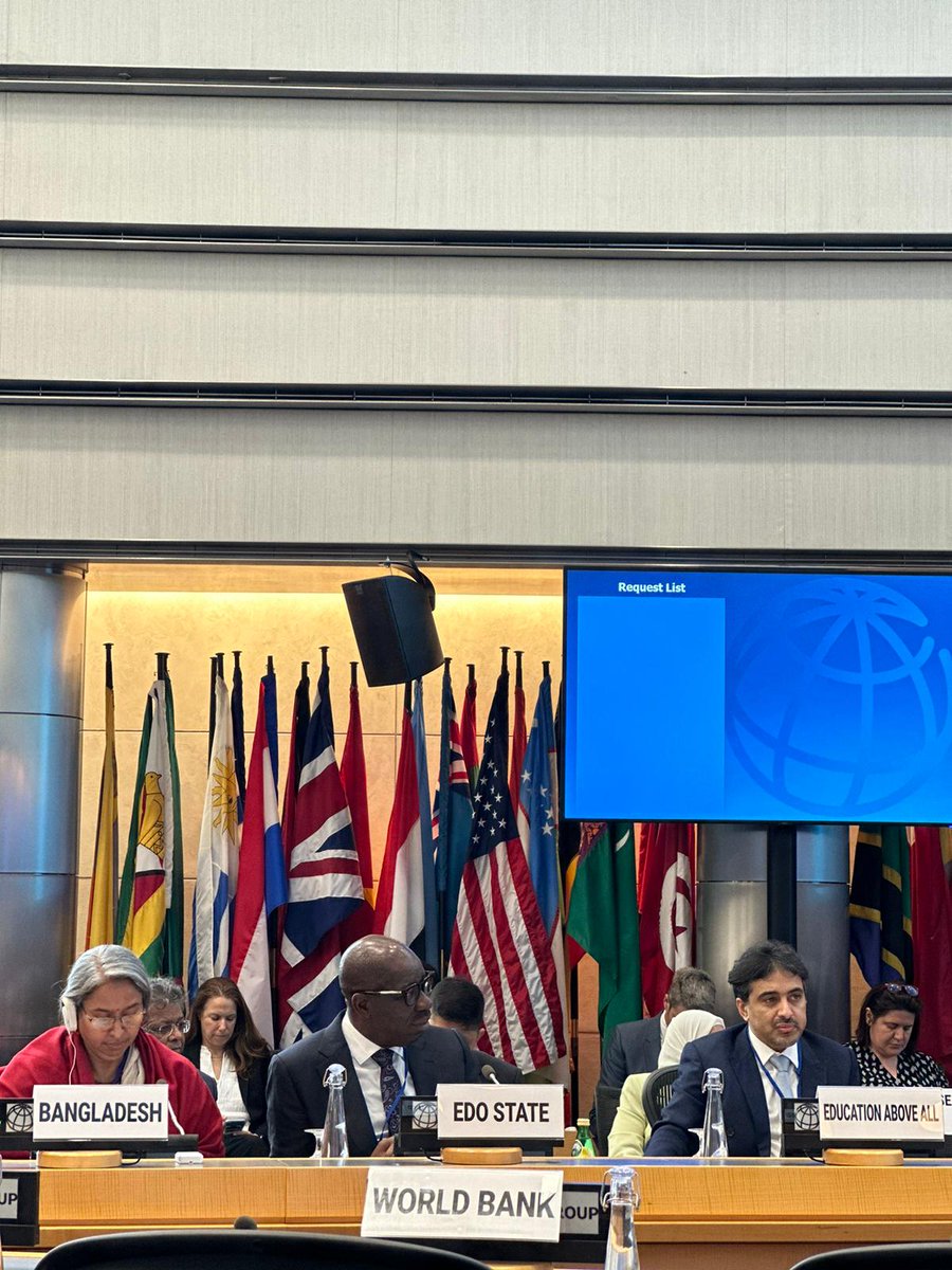 At the @WorldBank spring meeting, @GovernorObaseki shared insights on how @EdoStateGovt is funding EdoBEST and education reform.

#EndLearningPoverty
#ReshapingDevelopment 
#transformingeducation 
@WBG_Education