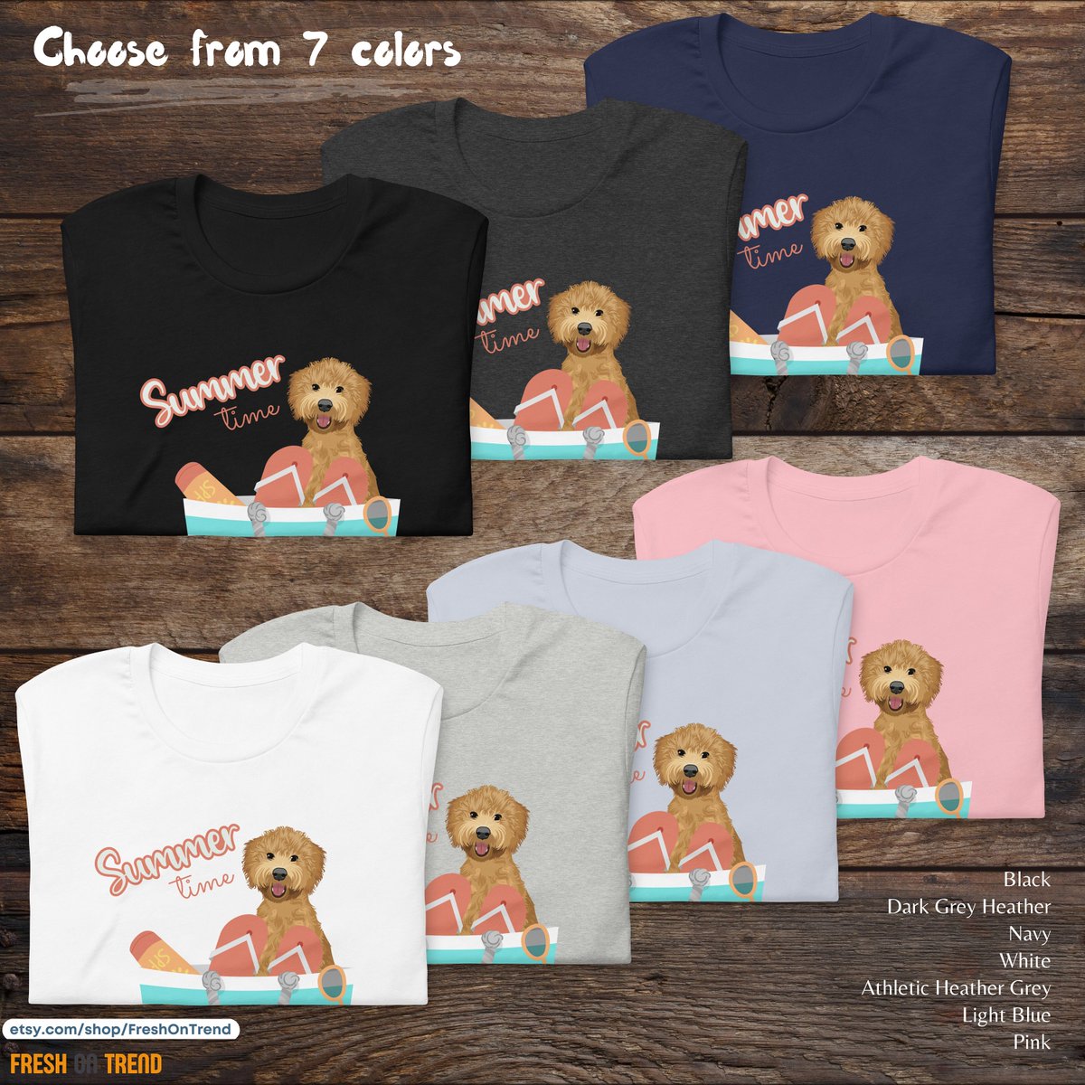 Goldendoodle T-Shirt, Labradoodle Beach Shirt, My Dog Custom Shirt, Dog Mama Vacation T-Shirt, Golden Doodle Bernedoodle, Dog Mama Gifts 

#DogMamaShirt #DogMomShirt 

➤ etsy.com/listing/146124…