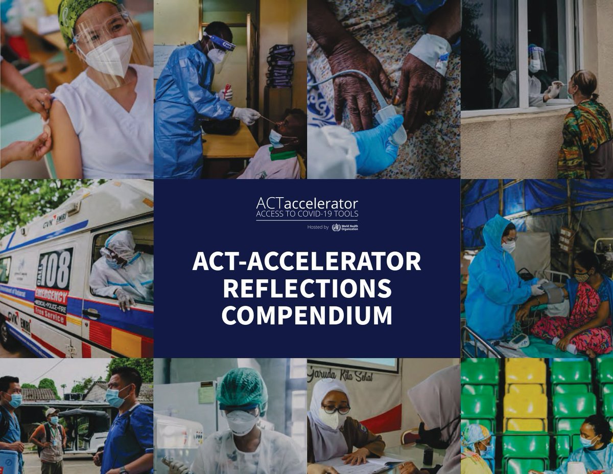 ACTAccelerator's tweet image. As #ACTAReflects on the successes &amp;amp; challenges of the @ACTAccelerator partnership in facilitating access to #COVID19 tools, representatives from partner agencies, CSOs, member states, industry and others share their reflections on the past 3 years.

More ➡️bit.ly/3UCXAZ3