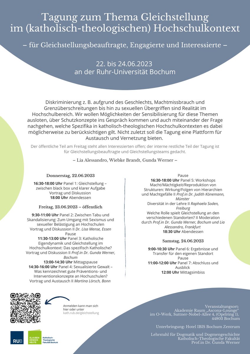 lialuliz's tweet photo. Wir laden alle Gleichstellungsbeauftragte an deutschsprachigen Universitäten/Hochschulen sowie Engagierte und Interessierte ein und freuen uns über Austausch und Vernetzungsmöglichkeiten. #gleichstellung #hochschule #universität #machtmissbrauch #katholisch https://t.co/YEoGRNg6gp