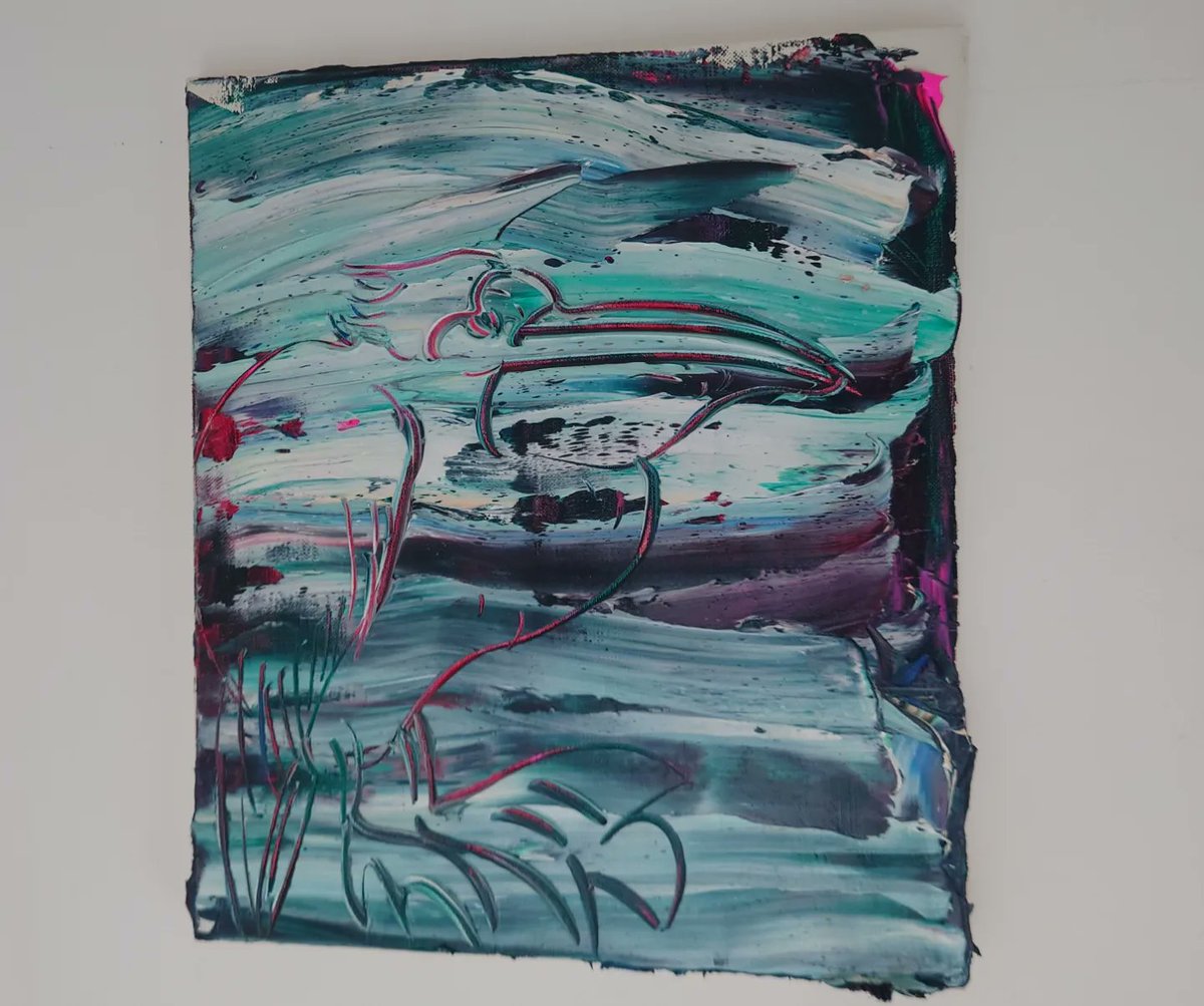 tonosan02's tweet photo. ■川内理香子 「line & colors」
■2023.3.25〜4.27
■N&A Art SITE
厚く塗った絵具から線により命を吹き込む。線の強弱、背景色の層の変化等で様々な表現。
#エヌアンドエー #naart #中目黒 https://t.co/XpMBFQZxYf