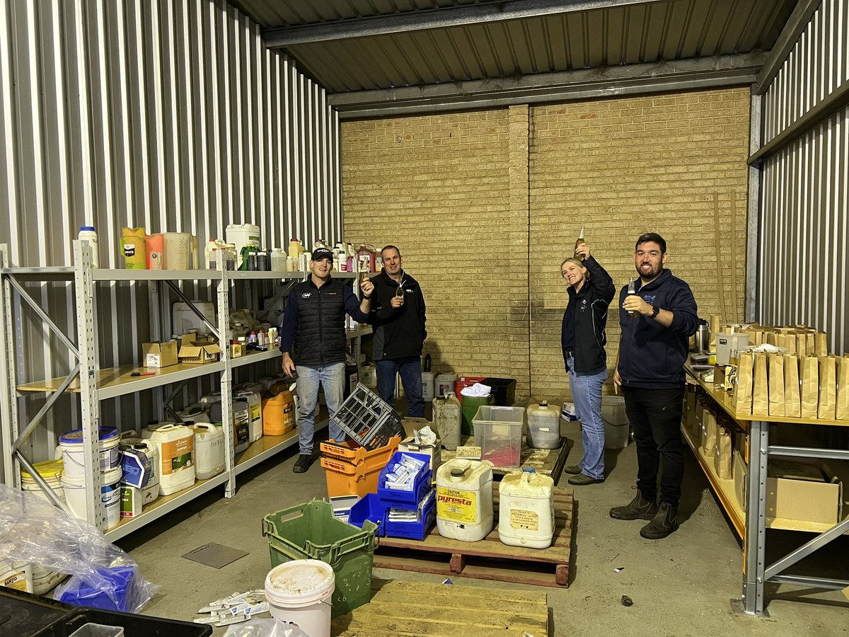 Friday arvo beers sorting out our new Agro shed 👌🏻🍺