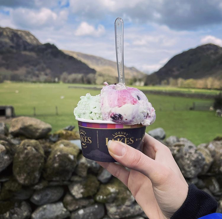 Lakes Ice Cream on Twitter "Ice cream with a view! ⛰️ Which flavour is