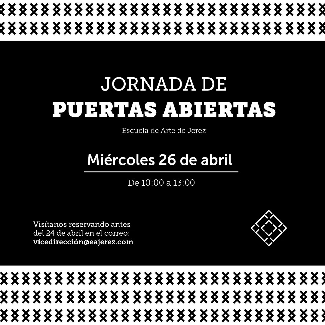 easdjerez's tweet photo. ¡No os perdáis nuestras Jornadas de Puertas Abiertas!! Podréis descubrir todo lo que siempre quisisteis saber sobre la escuela.🔥
Miércoles 26 de abril de 10:00 a 13:00 horas.
Reservad vuestra visita antes del 24 de abril escribiendo al correo: vicedireccion@eajerez.com https://t.co/Nmbqd2IsYX