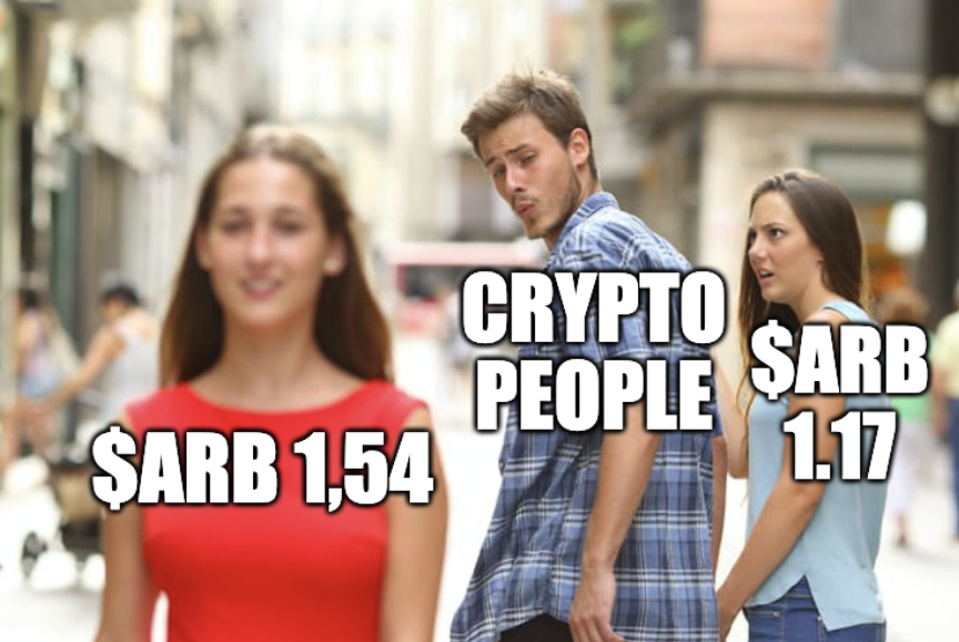 axis_finance's tweet photo. Crypto 101: Buy high, sell low 😂 
#Arbitrum $ARB https://t.co/UH79q2Cx06