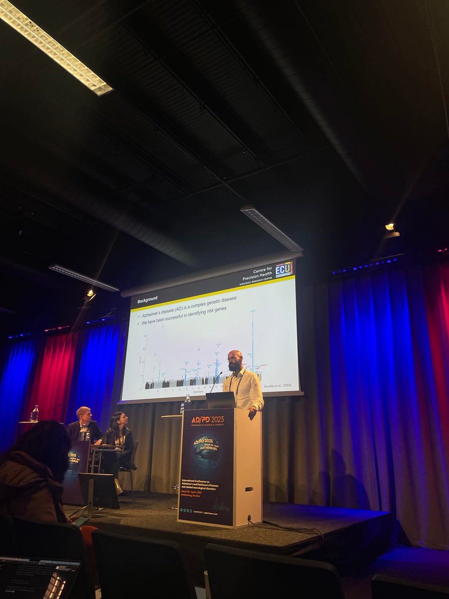 Back at the office and recovering from the excitement (and nervousness) of sharing my work on the #genetics of cognitive decline in #Alzheimers for the first time on the international stage
#ADPD2023