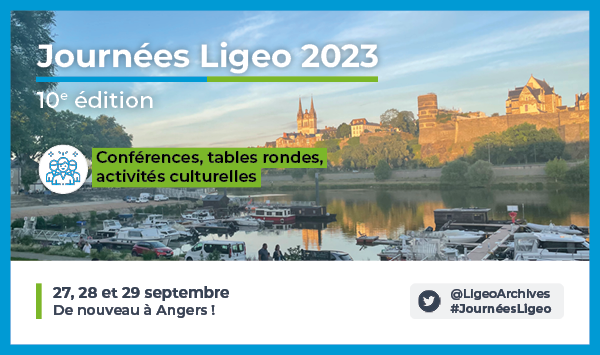 Les #JournéesLigeo reviennent en 2023 🎉

Pour célébrer les 30 ans d'@empr1tedigitale, nous invitons nos clients à nous retrouver dans notre belle ville d'#Angers.

La #CommunautéLigeo se réunira du 27 au 29 septembre pour échanger sur les #archives et les outils Ligeo !