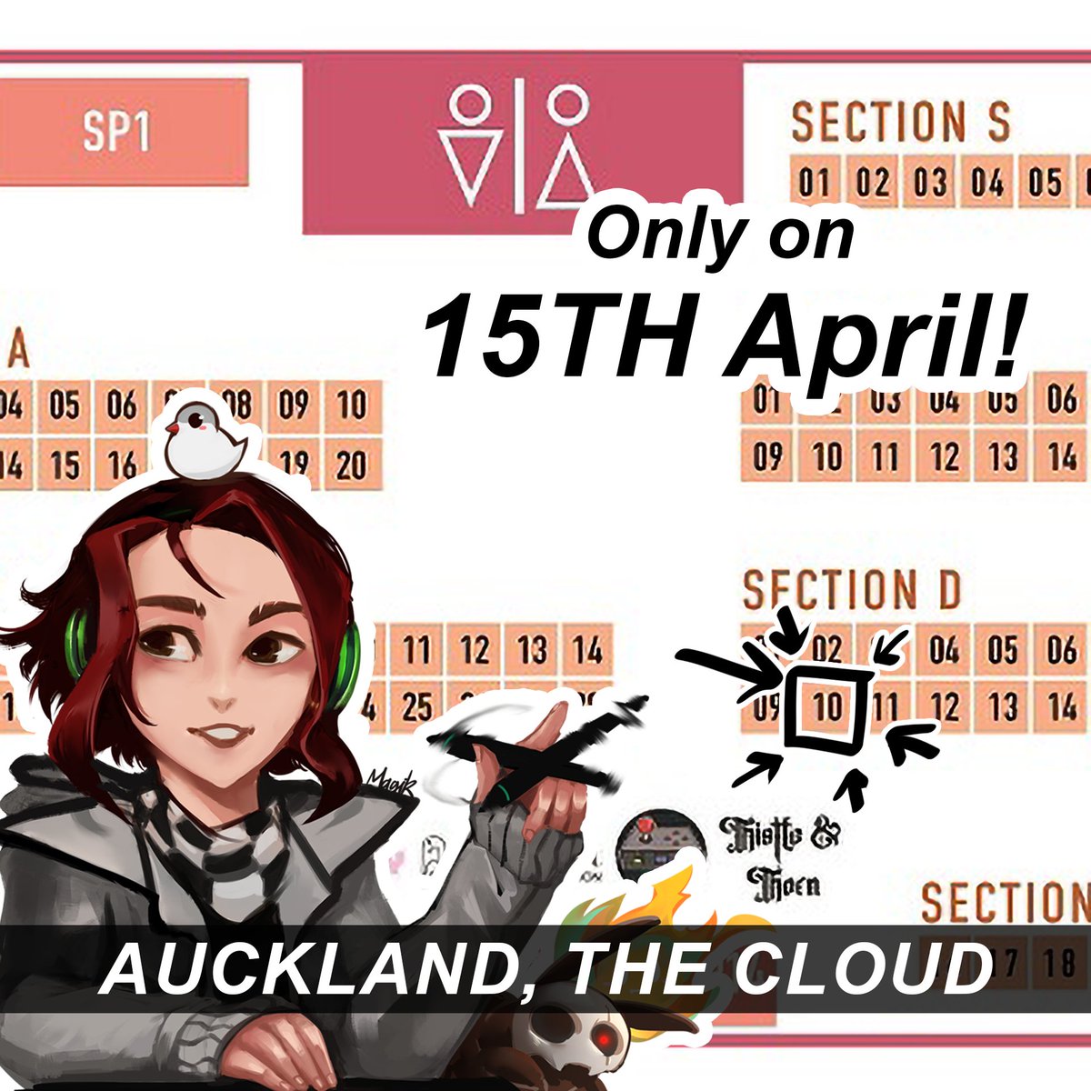 HellfireMagik's tweet photo. Catching up on what I've been posting on my other socials, Overload is tmr! I will be tabling on 15th of April at table D10 https://t.co/slnQpS0vvy