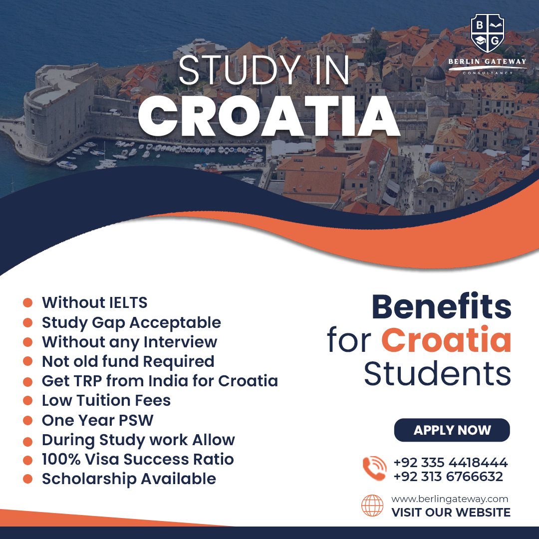 BerlinGateway's tweet photo. Being a student in #Croatia comes with many benefits that can help you make the most of your educational experience. 
🌐https://t.co/JOUM0sweRB
#croatia #croatiatrip #studycroatian #studycroatia #studyincroatia #croatiaeducation #education #educationiskey #educationforall https://t.co/PePoSi8CQr