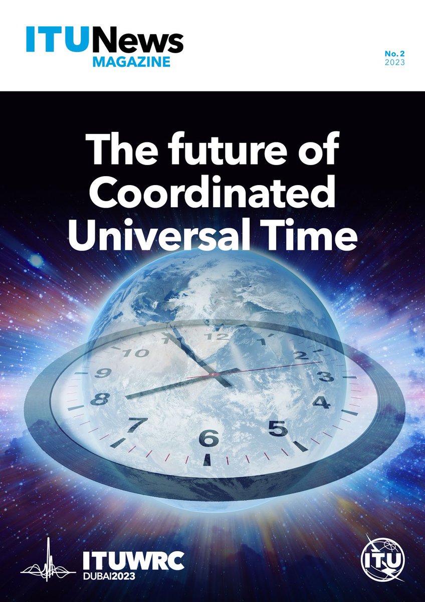 Even if you rarely reflect on why time matters, we would simply be lost without it. 
Don't miss our latest edition of @ITU News magazine for expert insights into the future of Coordinated Universal Time ahead of #ITUWRC 
itu.int/hub/2023/04/ti…