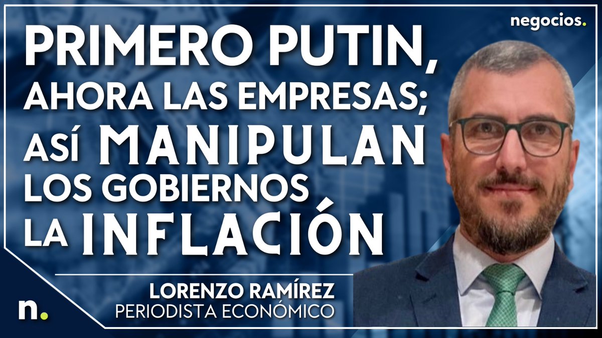 negocios_tv's tweet photo. Primero Putin, ahora las empresas; así manipulan los gobiernos la inflación según Lorenzo Ramírez @lorenzoramirez
https://t.co/FjtlJMDGAT
#lorenzoramirez #inflacion #tiposdeinteres #subidadetipos #puntosbasicos #datoinflacion #bancoscentrales #inflacioneeuu #inflacioneuropa https://t.co/Gh1KEJww7r