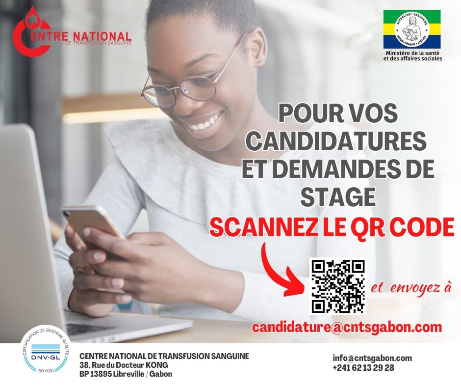 Centre National De Transfusion Sanguine - Gabon tweet media