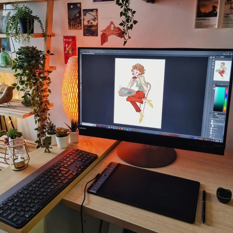 HuionTab's tweet photo. #HuionInspiroySeries
Inspiroy 2 L in sleek black, perfectly complements this well-designed workspace! 😍
📌Artist: @lava_art
📌Gear: #Inspiroy2
#huiontablet #huion #teamhuion