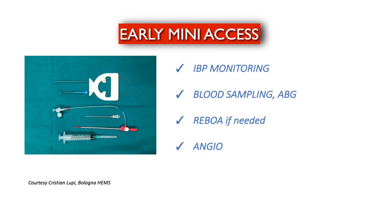 FOAMecmo's tweet image. #REBOA in trauma
🎈promising resuscitative tech for selected pts
🎈HALO High Acuity Low Occurrence procedure: decision making, training, governance, case review, debriefing pivotal
🎈better/similar survival vs thoracotomy if postinjury Ao occlusion required
@carenzmd #ParisRescue