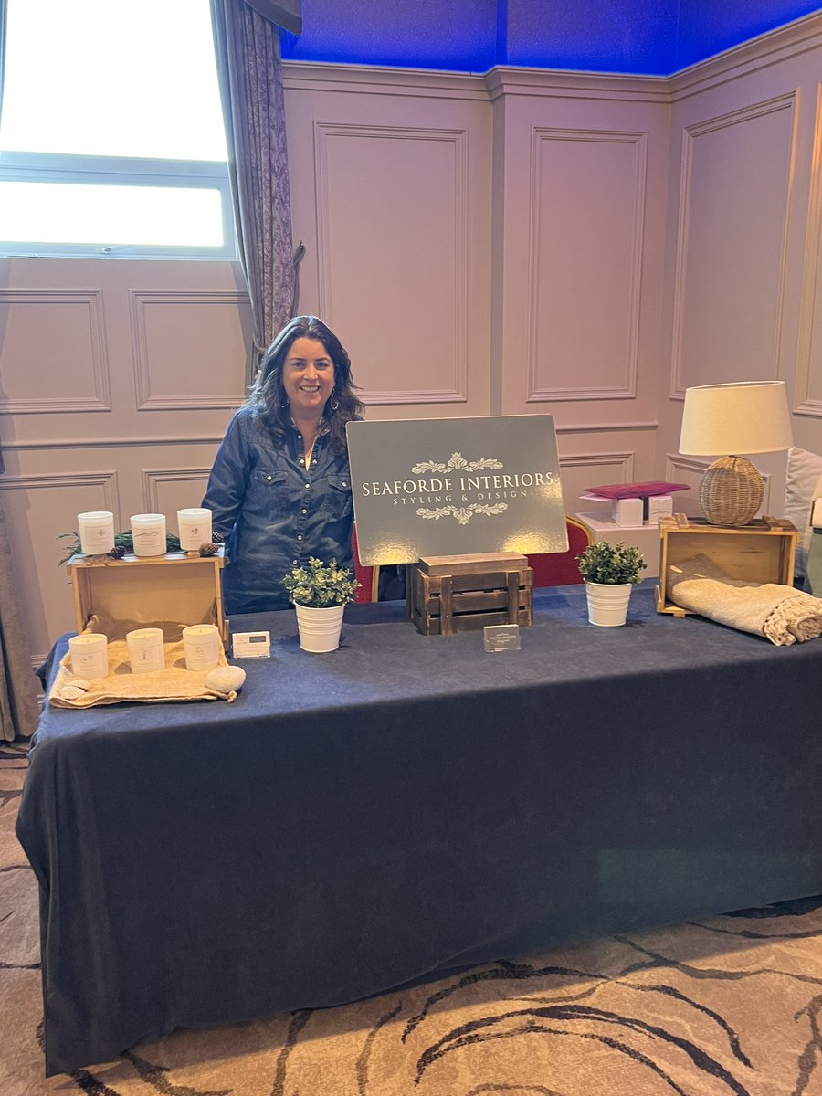 Set up at <a href="/CanalCourtNewry/">Canal Court</a> this morning with <a href="/NewryChamber/">Newry Chamber</a> #networking #interiors #handmadecandles #soywaxcandles #madeinireland #madeinnorthernireland