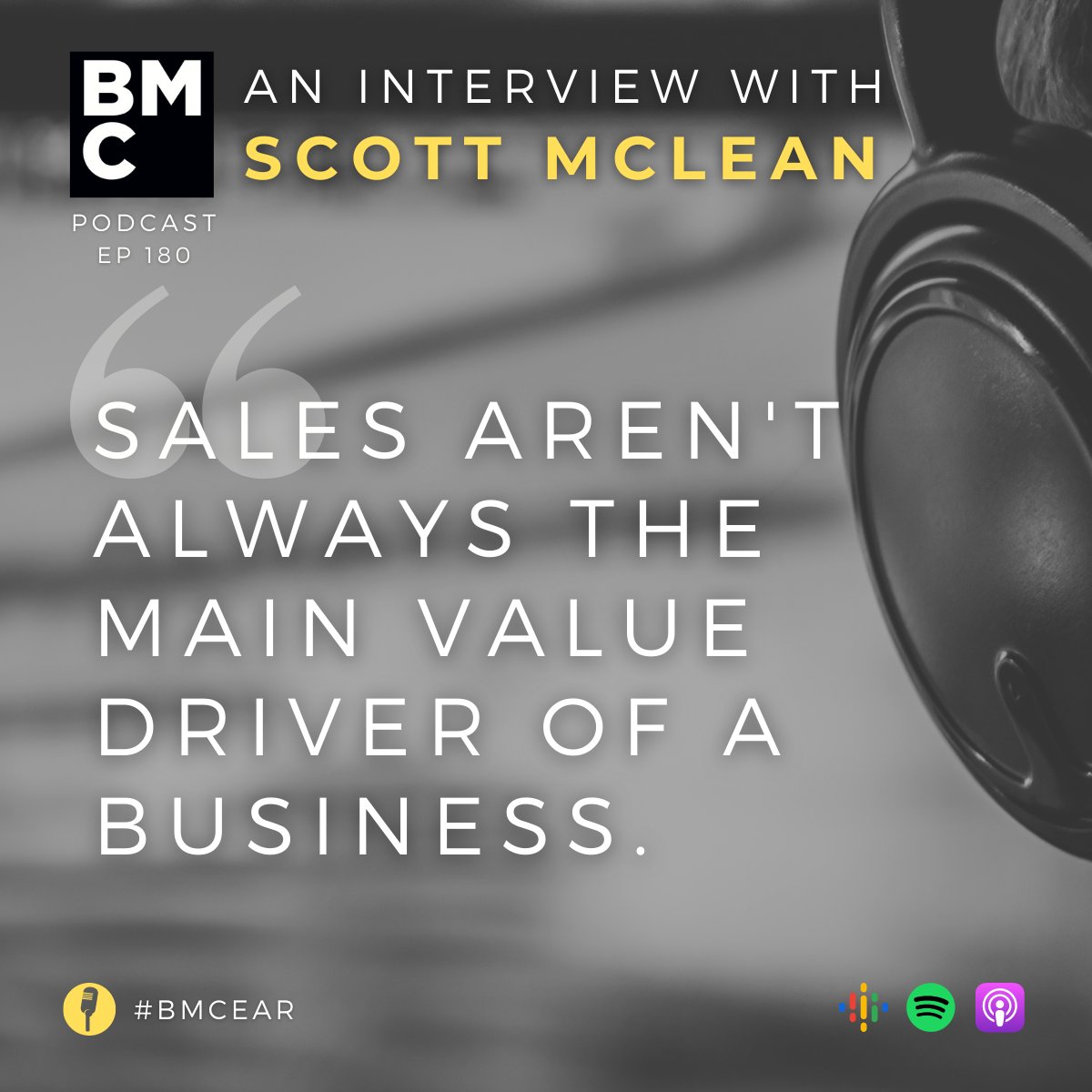 Happy Friday! Ep180 of the #businessmarketing podcast is here!👏🏼

This time, @DaveStevensNow speaks to Scott McLean!

➡️bit.ly/2utlpuW 

#B2Bpodcast