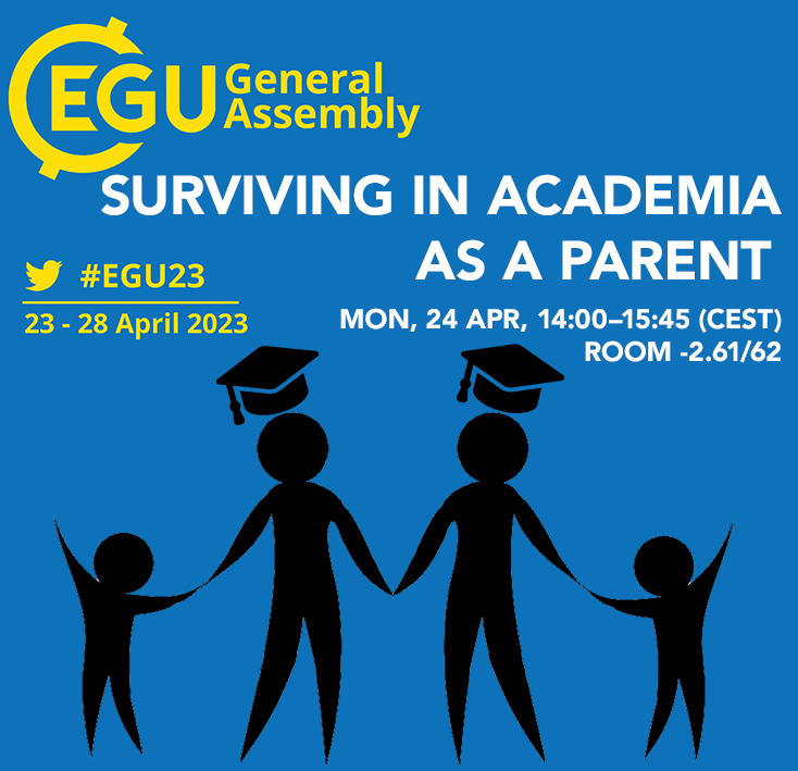 Gerald Raab (@gr_science) on Twitter photo Why is #parenting in #academia challenging? How can one juggle the #family and academic dream? Let's find out at #EGU23 in #Vienna.
<a href="/EGU_GM/">EGU Geomorphology</a> <a href="/EGU_SSS/">EGU Soil Sciences</a> <a href="/EGU_Climate/">EGU Climate Division</a> <a href="/EGU_GC/">Geoscience Communication</a> #ECS @younggeomorph, #mentalhealth Why is #parenting in #academia challenging? How can one juggle the #family and academic dream? Let's find out at #EGU23 in #Vienna.
<a href="/EGU_GM/">EGU Geomorphology</a> <a href="/EGU_SSS/">EGU Soil Sciences</a> <a href="/EGU_Climate/">EGU Climate Division</a> <a href="/EGU_GC/">Geoscience Communication</a> #ECS @younggeomorph, #mentalhealth