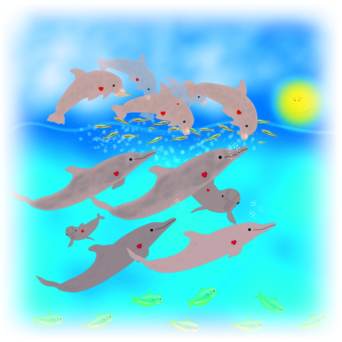 MyBlueEconomy's tweet image. #dolphin  foetus starts #swimming while still inside it #mother uterus. Dolphins have midwives helping #pregnantmom  to give #birth. Dolphins use sponges to #CleanUp. Once we learn this it's clear that dolphins are close to #Humans, or should we say, humans are close to dolphins!