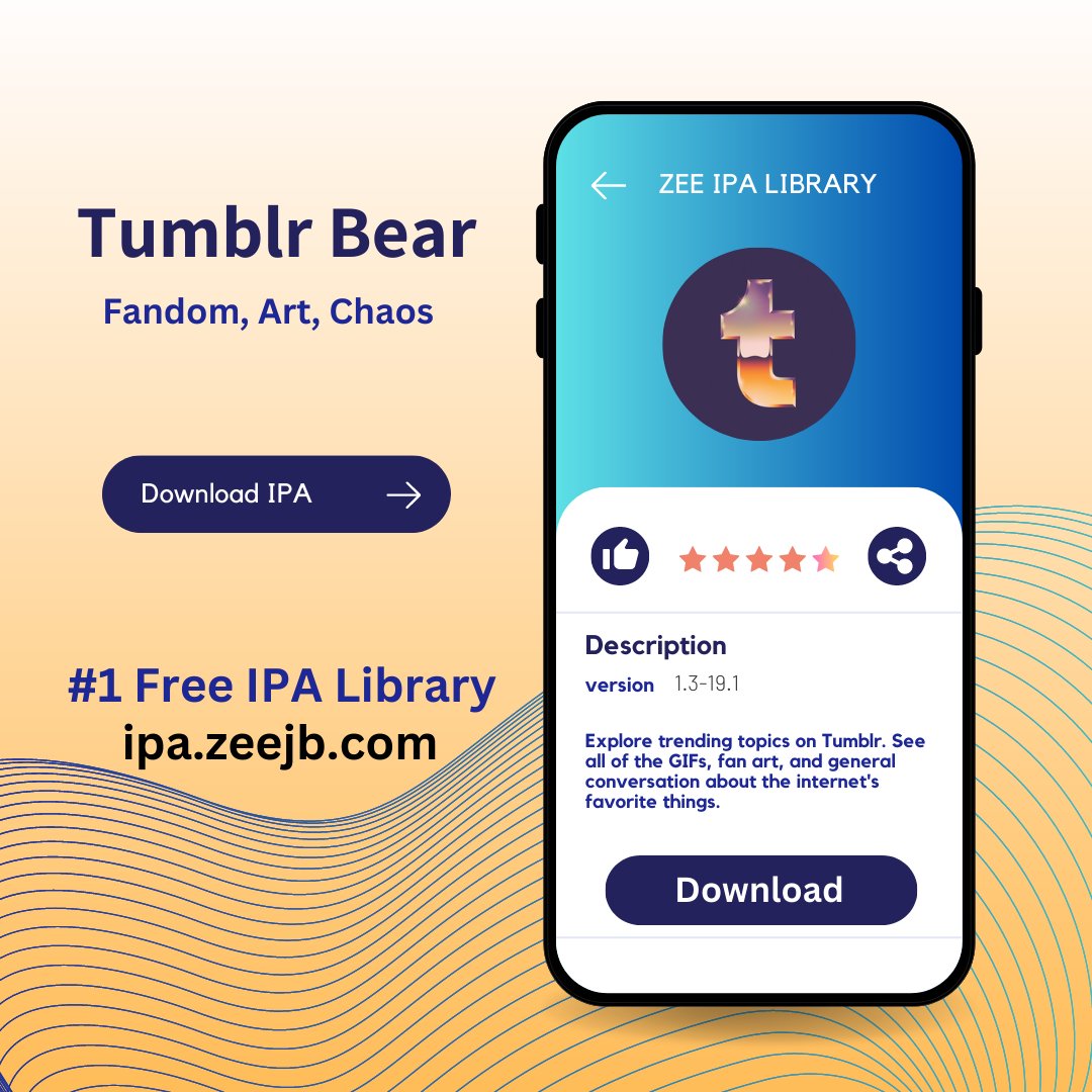 ZeeJailbreak's tweet image. TumblrBear - v 1.3-19.1 🔥🔥

Download Now: bit.ly/2OHvKxa 

Explore trending topics on Tumblr. See all of the GIFs, fan art, &amp;amp; general conversation about the internet's favorite things

#TumblrBear #video #Moded #Platform #Watermark #iPA #Download #iOS #free #unlimited