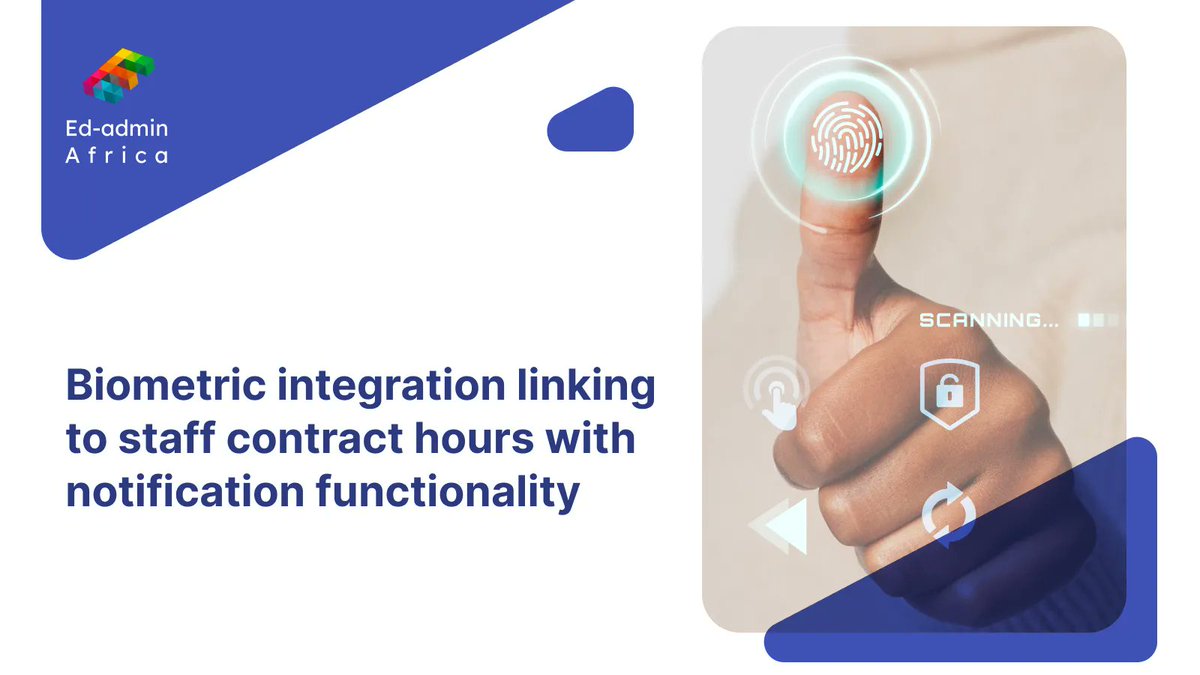 Say goodbye to traditional attendance taking methods! Our new biometric integration technology ensures quick and accurate attendance tracking. #InnovativeTech #BiometricIntegration #AttendanceMadeEasy