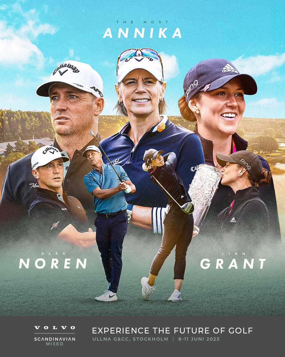 Volvo Car Scandinavian Mixed (@scandimixed) on Twitter photo Defending champion Linn Grant and ten-time DP World Tour winner Alex Noren will join tournament host <a href="/ANNIKA59/">Annika Sorenstam</a> at the Volvo Car Scandinavian Mixes
Secure your tickets to this innovative event in June!
tickets.europeantour.com/eut/#/fb663135…
See you at Ullna! ⛳️☀️ Defending champion Linn Grant and ten-time DP World Tour winner Alex Noren will join tournament host <a href="/ANNIKA59/">Annika Sorenstam</a> at the Volvo Car Scandinavian Mixes
Secure your tickets to this innovative event in June!
tickets.europeantour.com/eut/#/fb663135…
See you at Ullna! ⛳️☀️