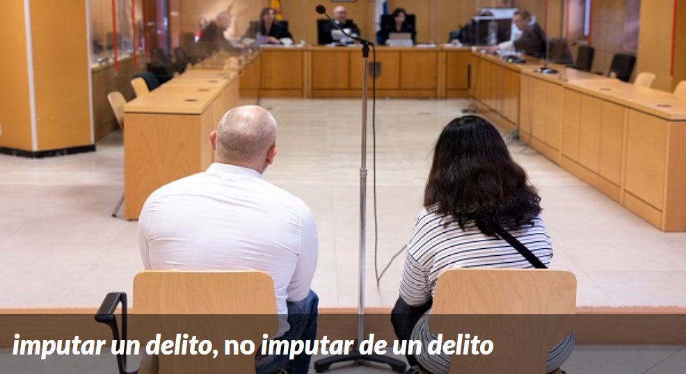 Fundeu's tweet photo. La construcción adecuada del verbo «imputar» es «imputar algo», no «de algo». #recoFundéu

https://t.co/CzpNsPx9Mm https://t.co/IHXVNuo9ww
