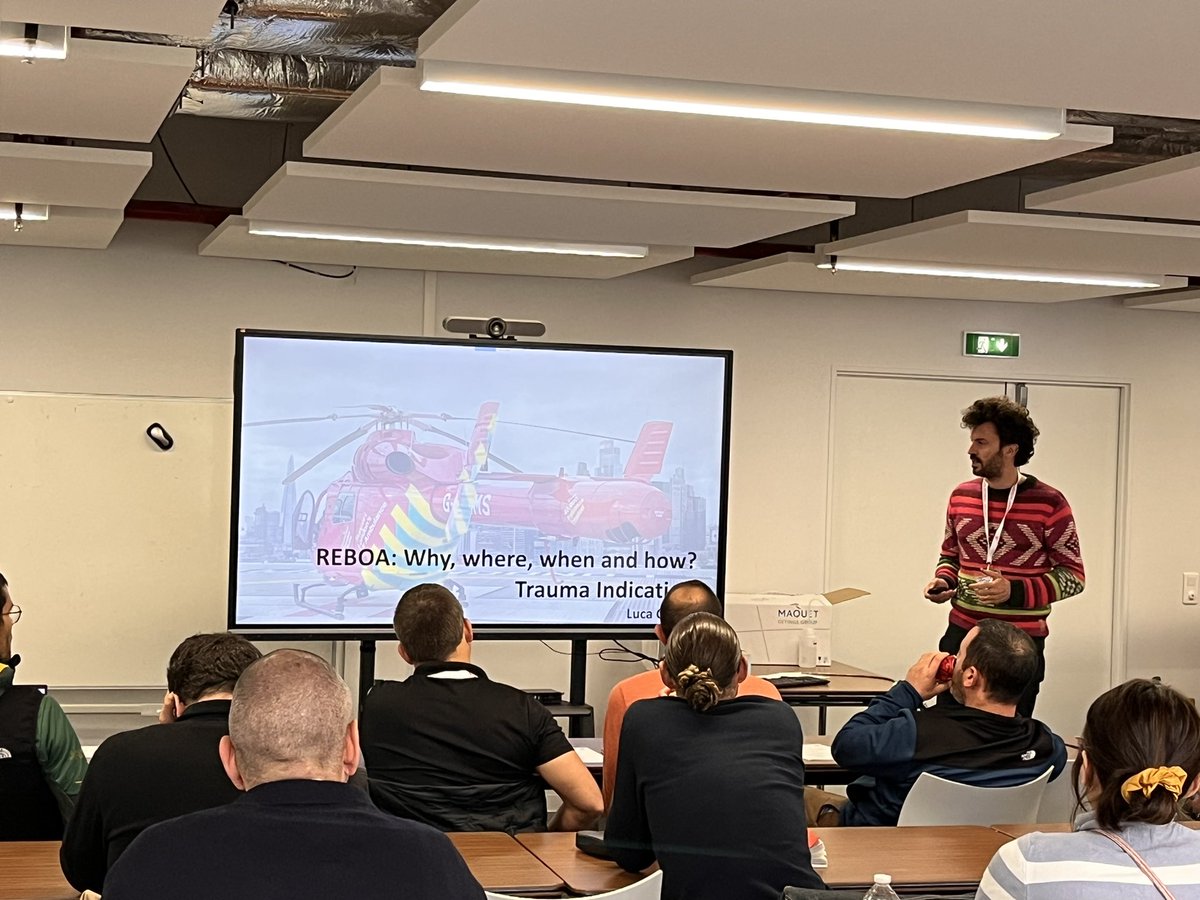 Thank you <a href="/carenzmd/">Luca Carenzo</a> for your great presentation!