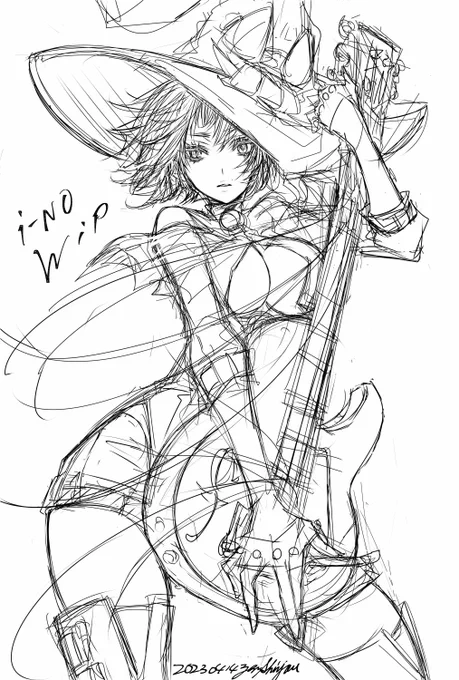 【GUILTY  GEAR STRIVE / I-NO】Wip 