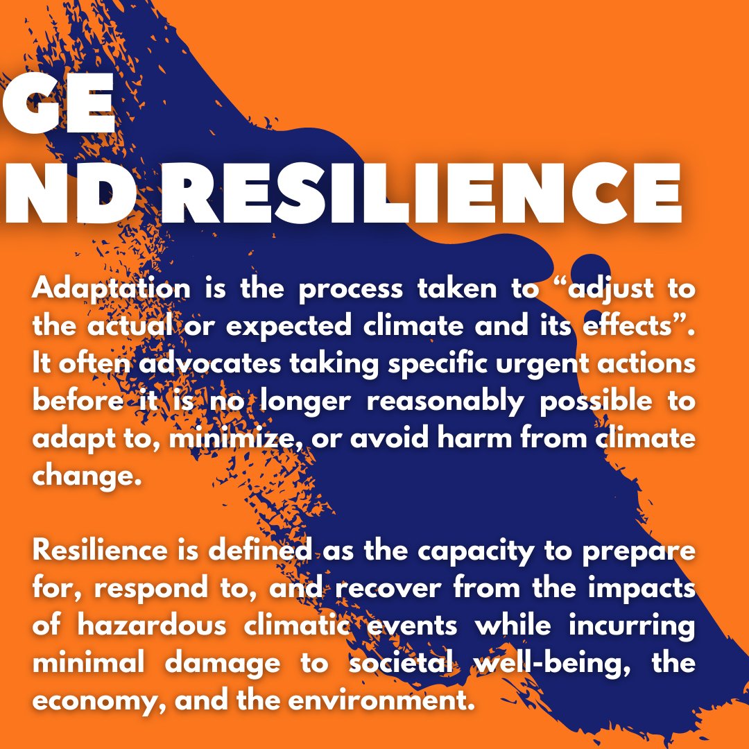 ‘Adaptation’ and ‘resilience’ are often used interchangeably in policy and academic discourse, and while they are complementary concepts, there are important differences in these terms. 

#Heat #HeatResilience #Adaptation #Resilience #TheTimeToActIsNow #ecology #planetfuture