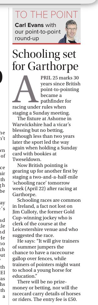 Garthorpe Races (@garthorperaces) on Twitter photo Another first for Point to Pointing. To enter contact secretary@garthorpe.com. @GoPointing <a href="/BHAHorseracing/">British Horseracing Authority</a> <a href="/Point2PointAuth/">Point2PointAuthority</a> <a href="/midlandsptp/">Midlands Pointing</a> Another first for Point to Pointing. To enter contact secretary@garthorpe.com. @GoPointing <a href="/BHAHorseracing/">British Horseracing Authority</a> <a href="/Point2PointAuth/">Point2PointAuthority</a> <a href="/midlandsptp/">Midlands Pointing</a>