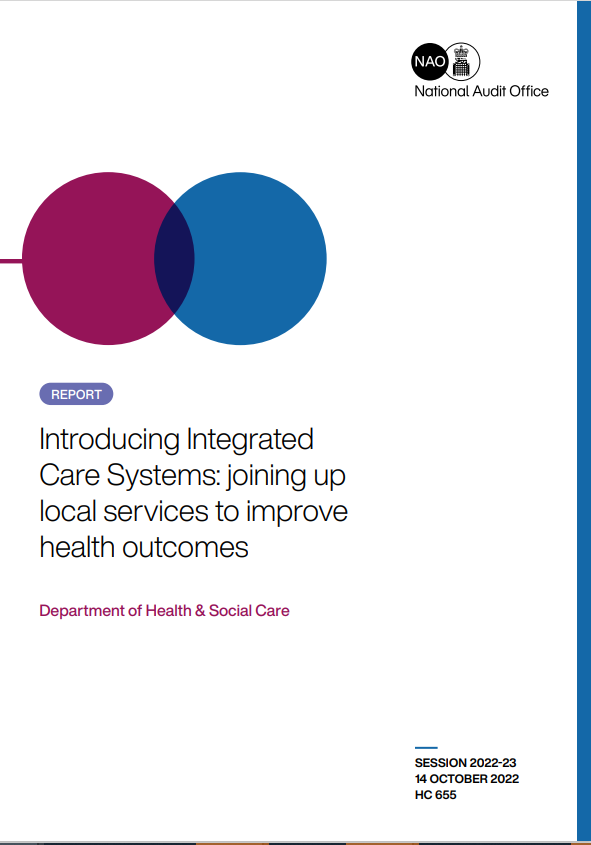 Want to stay informed about #IntergratedCare ? 

Make sure to read this report from @NAOorguk examining the setup of ICSs and the risks they must manage ⬇️

nao.org.uk/wp-content/upl…