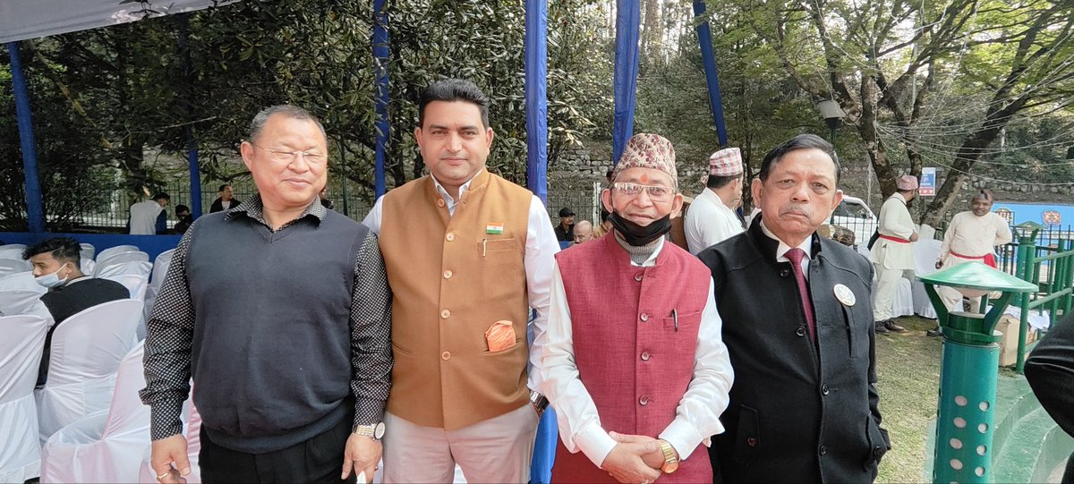 ghataniarjun10's tweet photo. Tribute to Bharat Ratna' Dr. Bhimrao Ambedkar on his 132 birth anniversary at Sikkim Legislative  Assembly  Complex, Gangtok East Sikkim in the grecioucs presence of HCM Sir and Hon'ble dignitaries. https://t.co/Q28YltQXCE