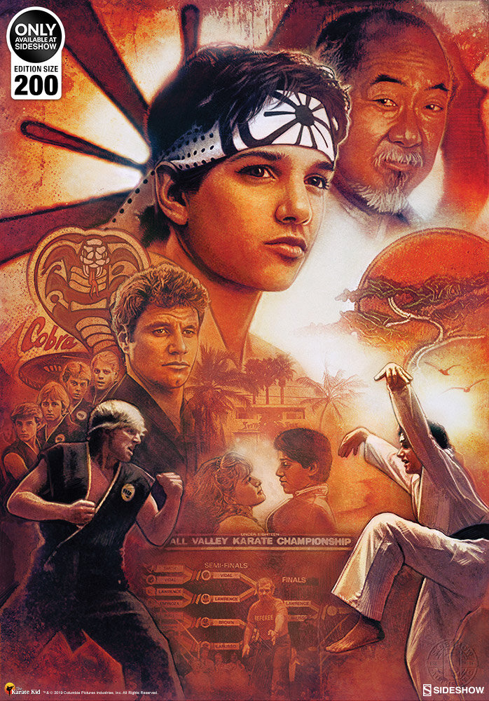 'the karate kid'
#johnavildsen #movie #35thanniversary #painting #art #illustration #poster by @paulshipper  paulshipperstudio.com