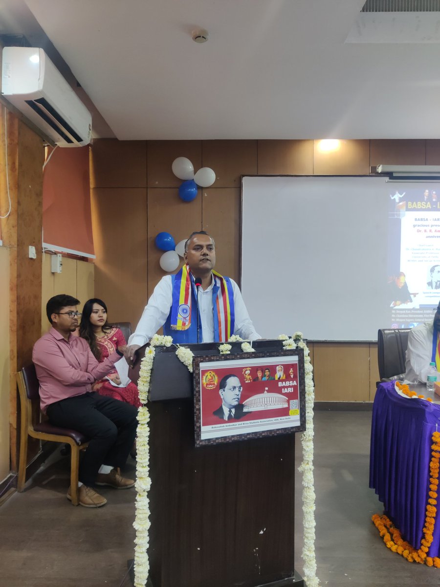 BABSA_IARI's tweet photo. #AmbedkarJayanti Celebration at @iaripusa1, New Delhi. @BABSA_IARI 

@icarindia @aks_gene https://t.co/gHCwLa11cg