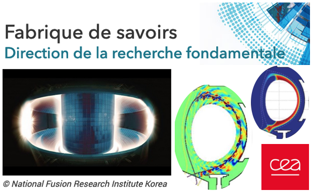 FFPCOMM's tweet photo. Des travaux #M2P2 et #IRFM font partie de la sélection "faits marquants" de la direction de la #recherche du CEA : "Une avancée dans la prédiction de l’interaction plasma-paroi dans #ITER". Des #flux #turbulents dans la simulation de #plasmas de #fusion
➡️https://t.co/AOHrHXcKAM https://t.co/Kd8sMWKWlQ