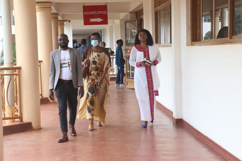 CCIRI_UGANDA's tweet photo. Arrival of H.E. Mrs. Tania Perez Xiques, the Ambassador of  Cuba to Uganda alongside the African Youth Ambassador @katungulu1  to the International Quds Day event at St. Lawrence University in Kampala.
#QudsDay #qudsday2023 #Ndeeba #kampala #FreePalestine #Cuba https://t.co/8IpTWcf1Rx