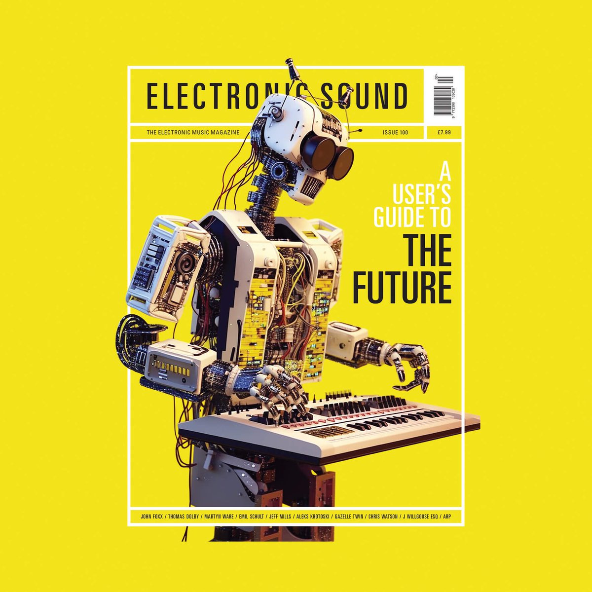 I'm feeling pretty chuffed that we've reached 100 issues of Electronic Sound. There's still a bit of life left in print magazines, then. Many thanks to everybody who has been with us on the journey so far. I'm setting my sights on 2098 and Issue 1,000 now…