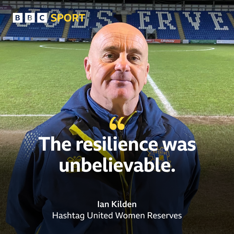 BBCEssexSport's tweet photo. LISTEN 🔈

The @hashtagutdwomen reserves boss Ian Kilden says he couldn't be prouder of his players for their performance in the @BBCEssex Women's Cup final.