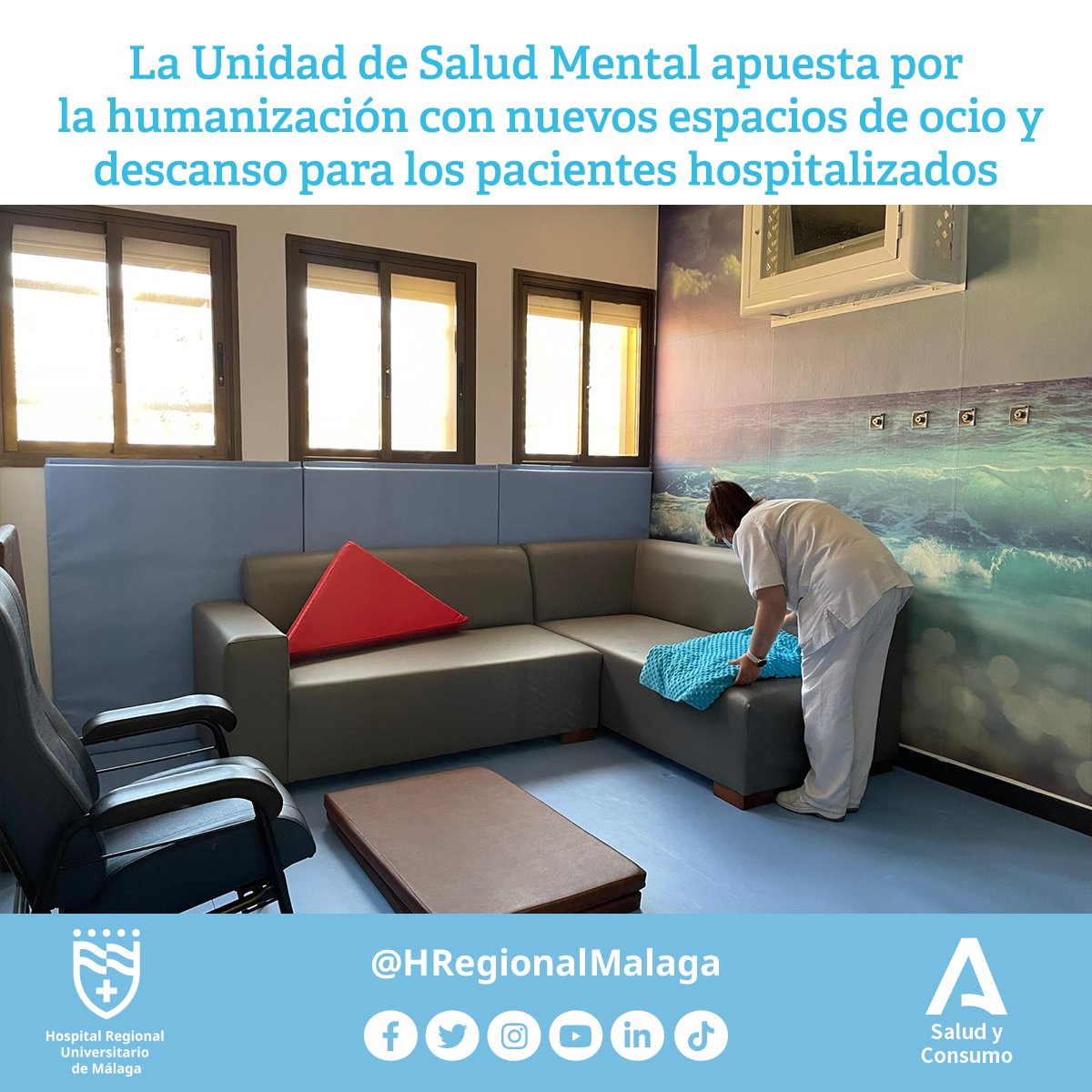 HRegionalMalaga's tweet photo. 🆕🏥  Se enmarca dentro del proyecto #UHSManizando e incorpora un gimnasio al aire libre y zonas recreativas

📲 https://t.co/sFzopiKVrT
#HRUMContigo #HumanizAND @saludand https://t.co/8I5yPcGRW9
