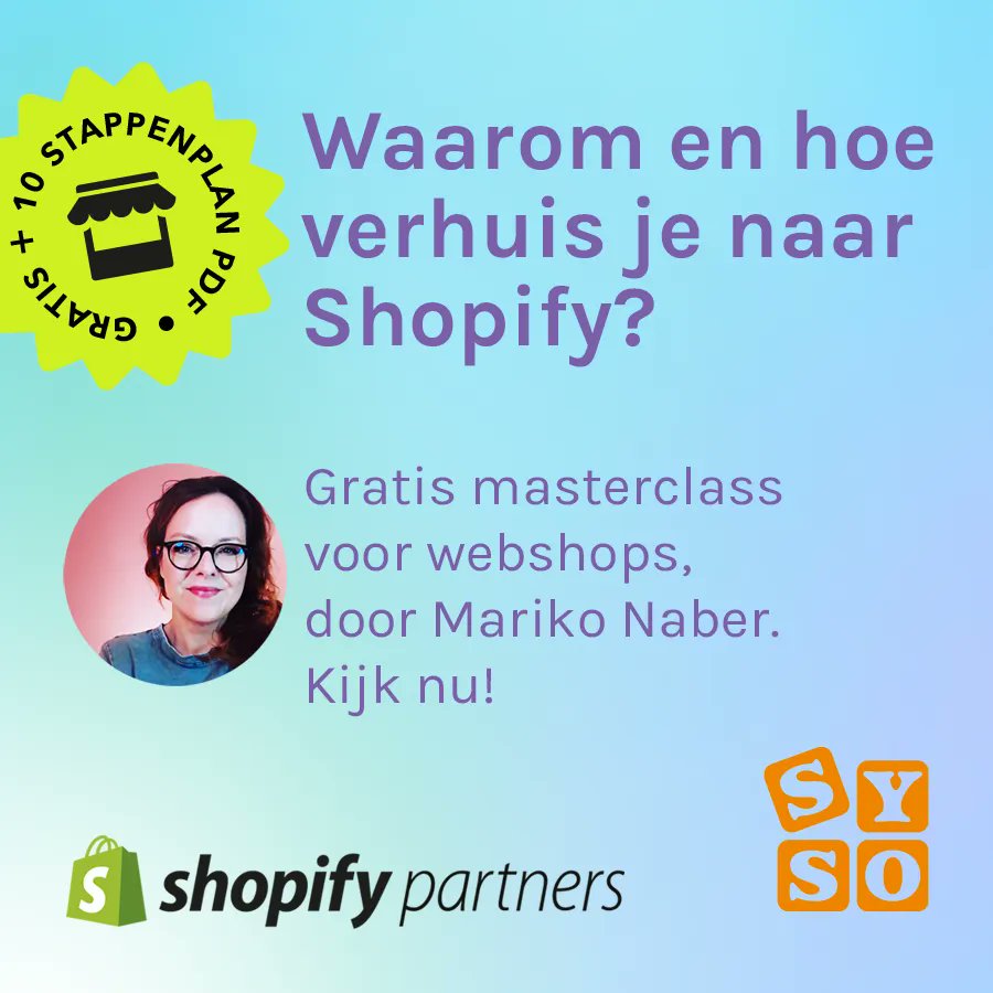 SellyourstuffNL's tweet photo. 🚚  🏗 📦 Waarom en hoe verhuis je naar Shopify?
Jouw naadloze overstap in 10 simpele stappen.
Gratis infowebinar voor webshop ondernemers 👉 
https://t.co/j7YBr9q2gN https://t.co/UVdhnBC9mz