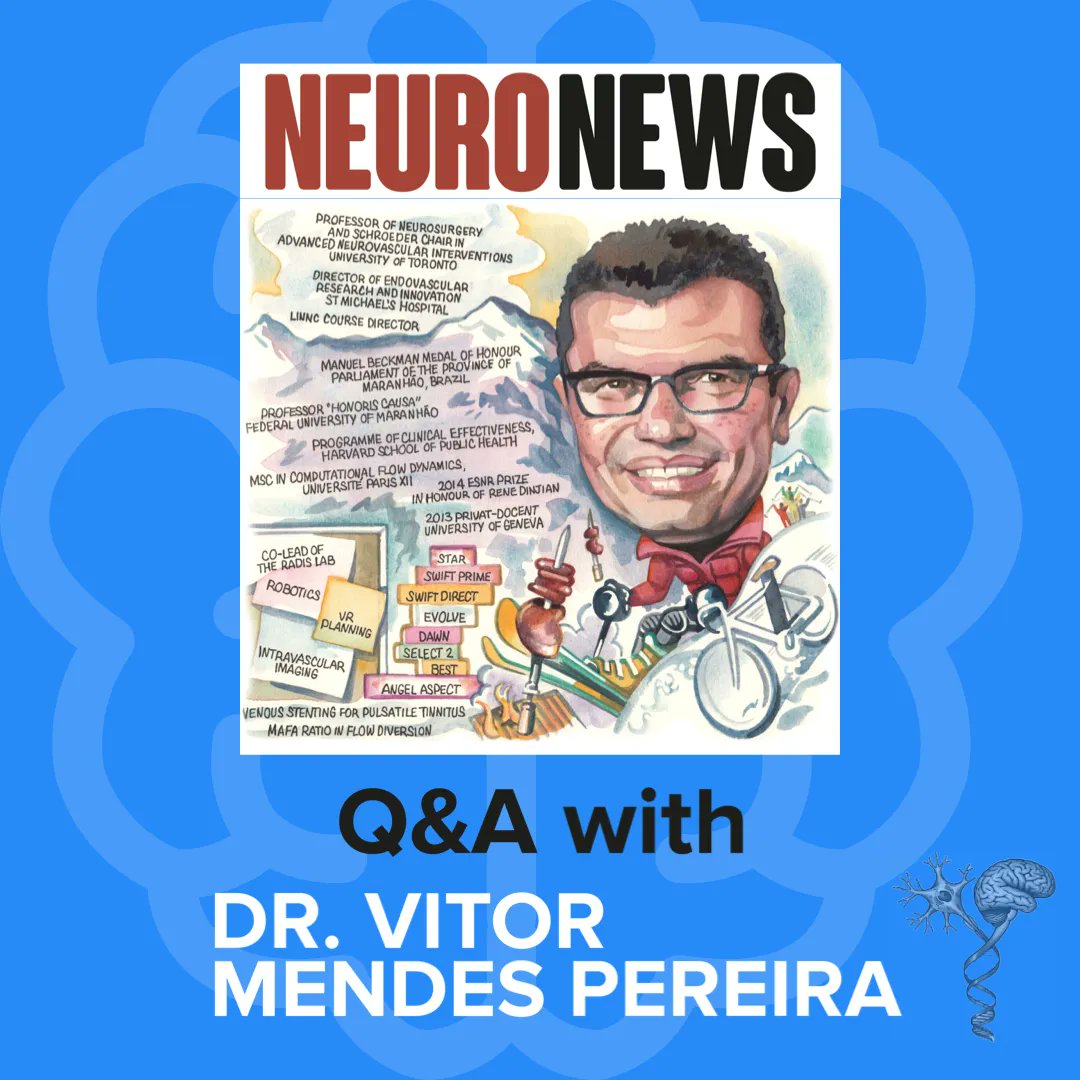 UofTNeuroSurge's tweet photo. Not just a cool cartoon - join @NN_publishing for a Q&amp;A with @VitorMendesPer1 about his groundbreaking work in #neurointervention, #mentors, career advice, and the future of #NeurointerventionalSurgery! 

https://t.co/vWRP2BhznH https://t.co/zGFXxDzYE4